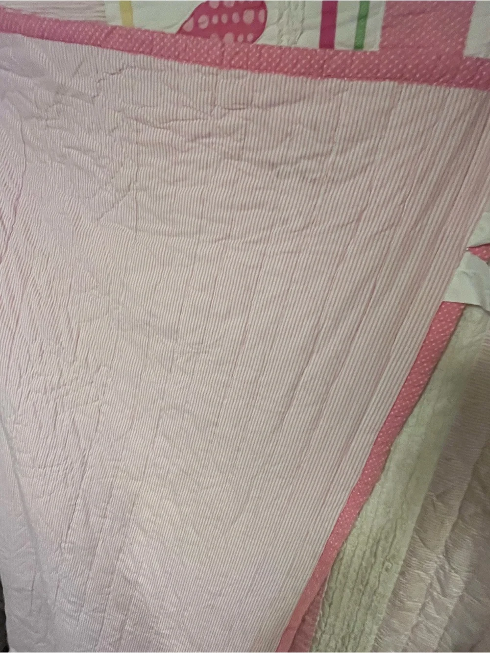 POTTERY BARN KIDS TWIN QUILT EURO HEARTS